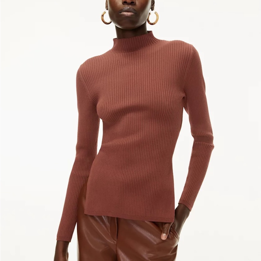 BABATON Ambrosia Sculpt Knit Top NWT